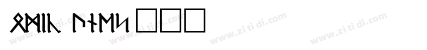 Comic Runes字体转换